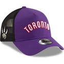 cappellino-trucker-viola-e-nero-a-frame-classic-di-toronto-raptors-nba-di-new-era