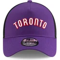 cappellino-trucker-viola-e-nero-a-frame-classic-di-toronto-raptors-nba-di-new-era