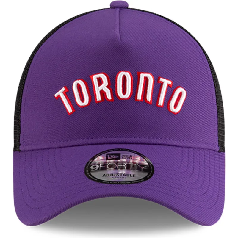 cappellino-trucker-viola-e-nero-a-frame-classic-di-toronto-raptors-nba-di-new-era