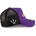 fioletowo-czarna-czapka-trucker-a-frame-classic-toronto-raptors-nba-od-new-era