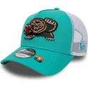 casquette-trucker-verte-et-blanche-a-frame-classic-memphis-grizzlies-nba-new-era