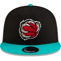 petten-plat-zwart-snapback-9fifty-classic-van-memphis-grizzlies-nba-van-new-era