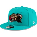 gorra-plana-verde-snapback-9fifty-classic-de-memphis-grizzlies-nba-de-new-era