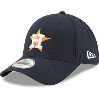 Schwarze verstellbare gebogene Kappe 9FORTY The League der Houston Astros MLB von New Era