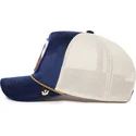 casquette-trucker-bleue-et-blanche-chevre-sapphire-goat-the-farm-jewel-tones-goorin-bros