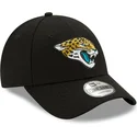 svart-justerbar-kurvad-keps-9forty-the-league-fran-jacksonville-jaguars-nfl-av-new-era