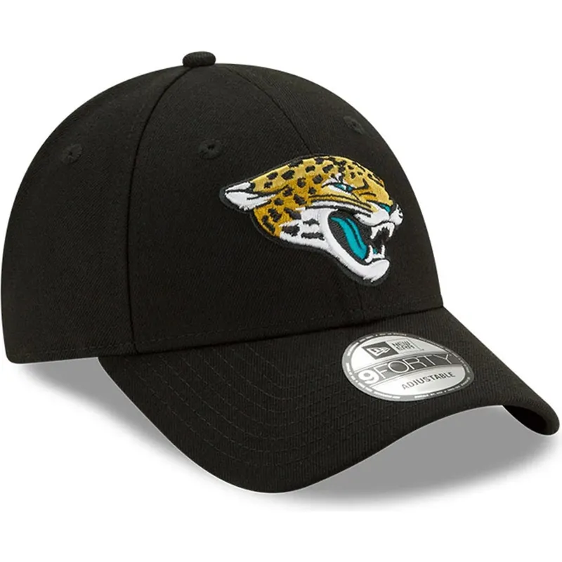 sort-justerbar-kurvet-kasket-9forty-the-league-fra-jacksonville-jaguars-nfl-fra-new-era
