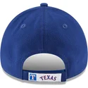 casquette-courbee-bleue-ajustable-9forty-the-league-texas-rangers-mlb-new-era