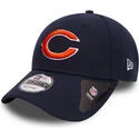 cappellino-visiera-curva-blu-marino-regolabile-9forty-the-league-di-chicago-bears-nfl-di-new-era