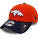 bojd-orange-och-marinbla-justerbar-keps-9forty-the-league-fran-denver-broncos-nfl-av-new-era
