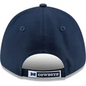 cappellino-visiera-curva-bianco-e-blu-marino-regolabile-9forty-the-league-di-dallas-cowboys-nfl-di-new-era