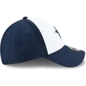 cappellino-visiera-curva-bianco-e-blu-marino-regolabile-9forty-the-league-di-dallas-cowboys-nfl-di-new-era