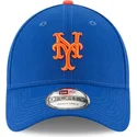 cappellino-visiera-curva-blu-regolabile-9forty-the-league-di-new-york-mets-mlb-di-new-era