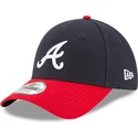 cappellino-visiera-curva-blu-marino-e-rosso-regolabile-9forty-the-league-di-atlanta-braves-mlb-di-new-era