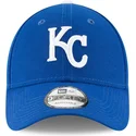 petten-gebogen-blauw-verstelbaar-9forty-the-league-van-kansas-city-royals-mlb-van-new-era