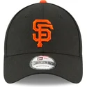 schwarze-verstellbare-gebogene-kappe-9forty-the-league-der-san-francisco-giants-mlb-von-new-era