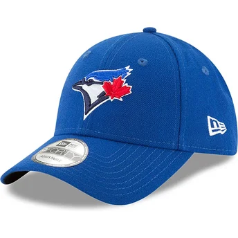 Petten gebogen blauw verstelbare band 9FORTY The League van Toronto Blue Jays MLB van New Era