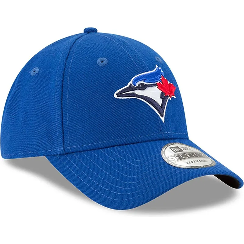 bla-justerbar-kurvet-kasket-9forty-the-league-fra-toronto-blue-jays-mlb-fra-new-era