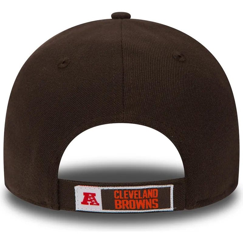 brun-justerbar-buet-kasket-9forty-the-league-fra-cleveland-browns-nfl-fra-new-era