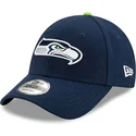 new-era-curved-brim-9forty-the-league-seattle-seahawks-nfl-navy-blue-adjustable-cap