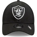 sort-justerbar-curved-kasket-9forty-the-league-fra-las-vegas-raiders-nfl-fra-new-era