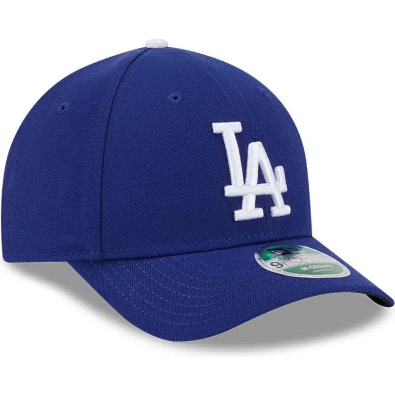 petten-gebogen-blauw-snapback-9forty-m-crown-player-replica-van-los-angeles-dodgers-mlb-van-new-era