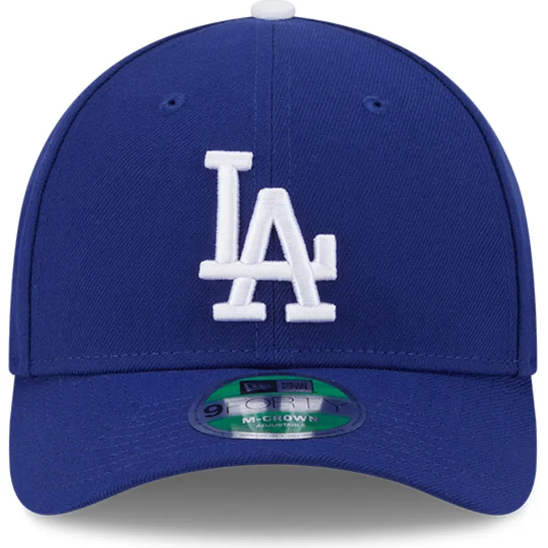 petten-gebogen-blauw-snapback-9forty-m-crown-player-replica-van-los-angeles-dodgers-mlb-van-new-era