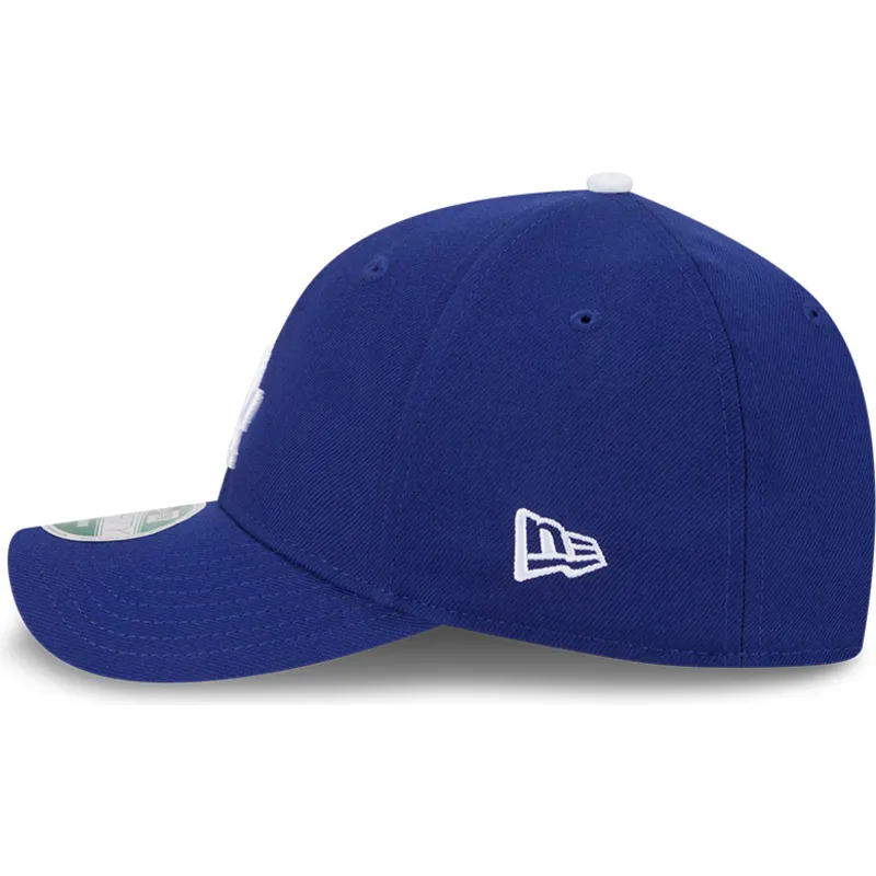 blaue-gebogene-snapback-kappe-9forty-m-crown-player-replica-der-los-angeles-dodgers-mlb-von-new-era