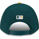 cappellino-curvo-verde-e-giallo-snapback-9forty-m-crown-player-replica-degli-oakland-athletics-mlb-di-new-era