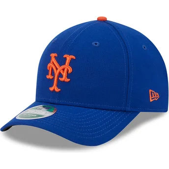 Blå kurvad keps snapback 9FORTY M-Crown Player Replica från New York Mets MLB av New Era
