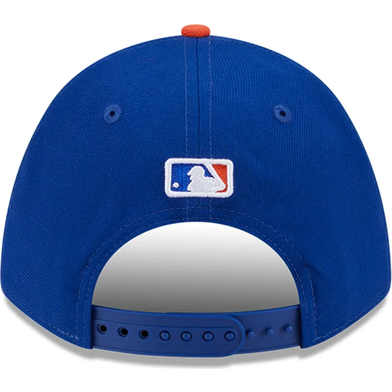 bla-kurvet-snapback-kasket-9forty-m-crown-player-replica-fra-new-york-mets-mlb-fra-new-era