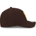 brun-buet-snapback-9forty-m-crown-player-replica-san-diego-padres-mlb-kasket-fra-new-era