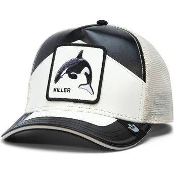 Goorin Bros. Killer Whale Moto Lamba The Farm Black and White Trucker Hat