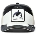petten-gebogen-zwart-snapback-the-farm-van-goorin-bros