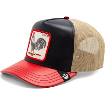 Petten gebogen marineblauw snapback gallo Shleather Cock The Farm The Farm van Goorin Bros.