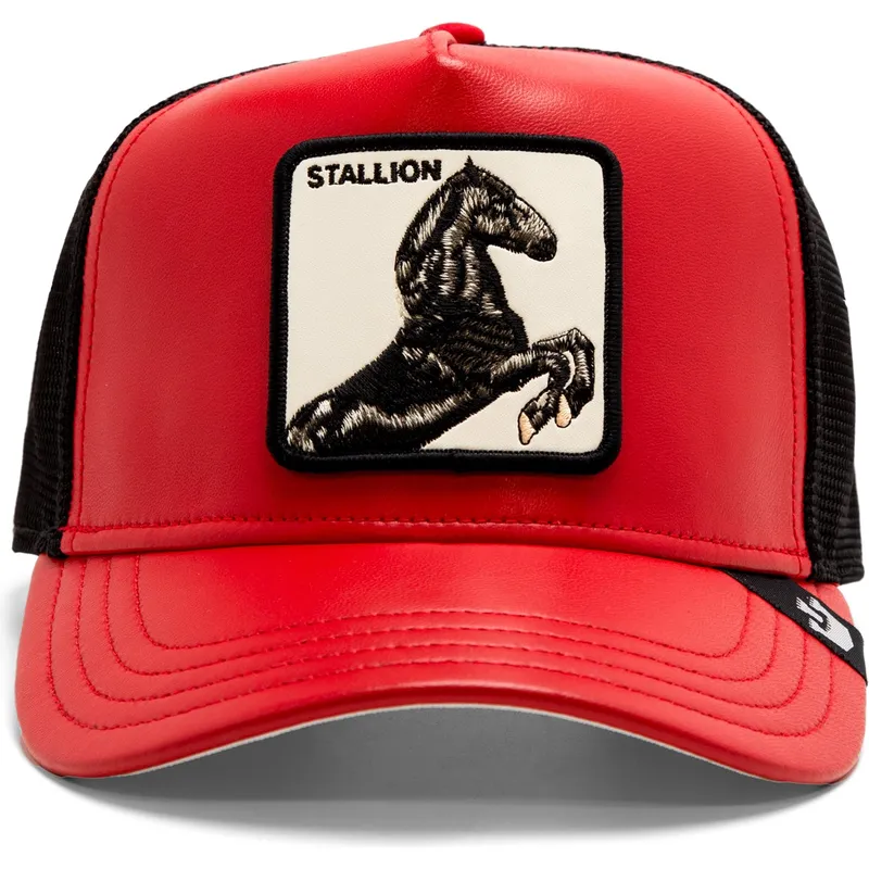 petten-gebogen-rood-snapback-shleather-stallion-the-farm-van-goorin-bros
