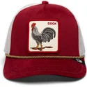 petten-gebogen-rood-snapback-gallo-cock-garnet-rooster-the-farm-jewel-tones-the-farm-van-goorin-bros