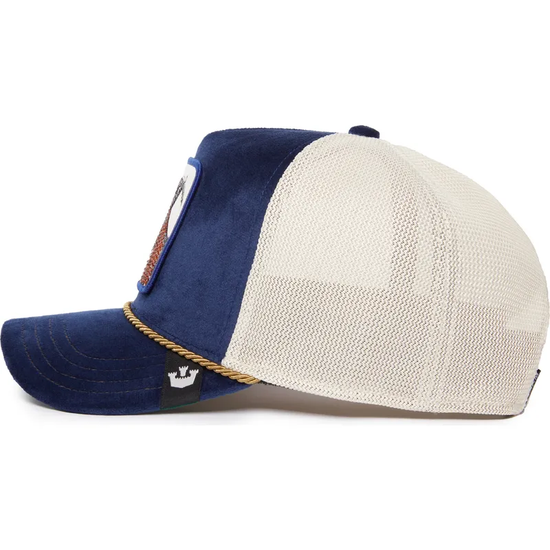 petten-gebogen-blauw-snapback-sapphire-goat-the-farm-jewel-tones-the-farm-van-goorin-bros