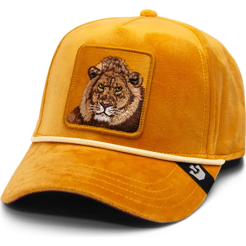 petten-gebogen-geel-snapback-the-farm-van-goorin-bros