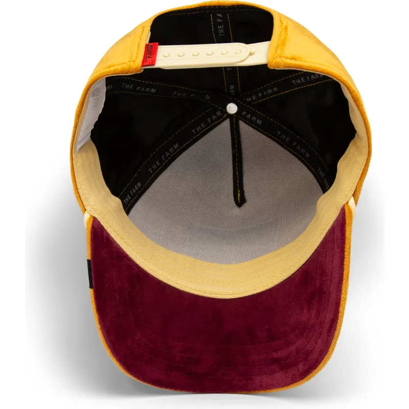 petten-gebogen-geel-snapback-lion-royalty-the-farm-van-goorin-bros