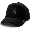 petten-gebogen-zwart-snapback-panther-royalty-the-farm-van-goorin-bros