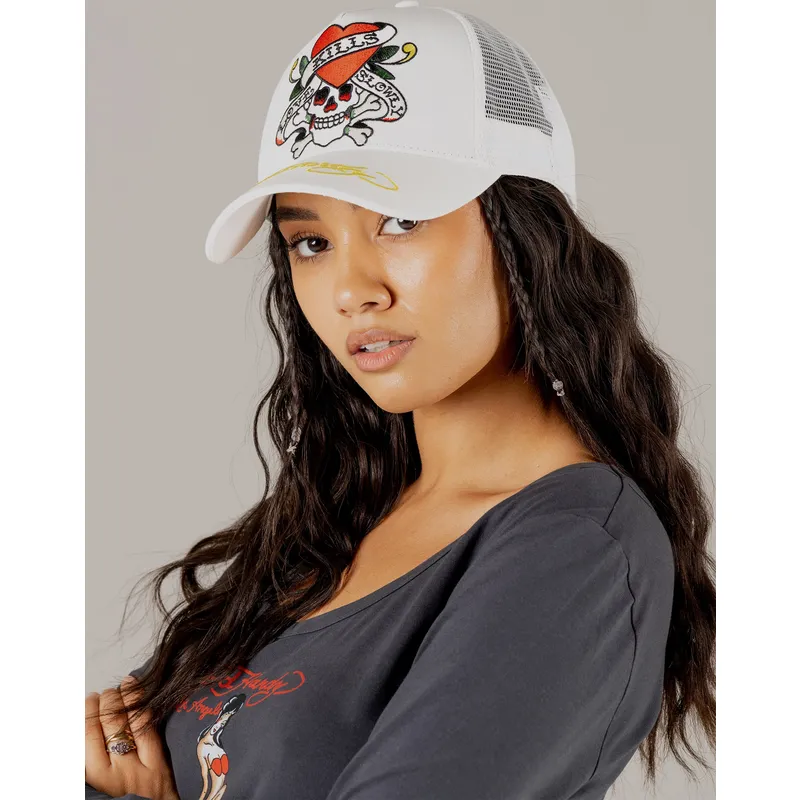 czapka-trucker-biala-love-kills-slowly-ed-hardy