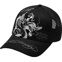 cappellino-trucker-nero-mono-giant-dragon-di-ed-hardy