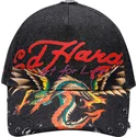 svart-bojd-justerbar-keps-art-for-life-acid-wash-fran-ed-hardy