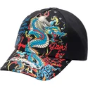 cap-gebogen-black-adjustable-strap-van-ed-hardy