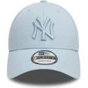 new-era-curved-brim-blue-logo-9forty-league-essential-new-york-yankees-mlb-blue-adjustable-cap