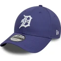 casquette-courbee-violette-ajustable-9forty-league-essential-detroit-tigers-mlb-new-era