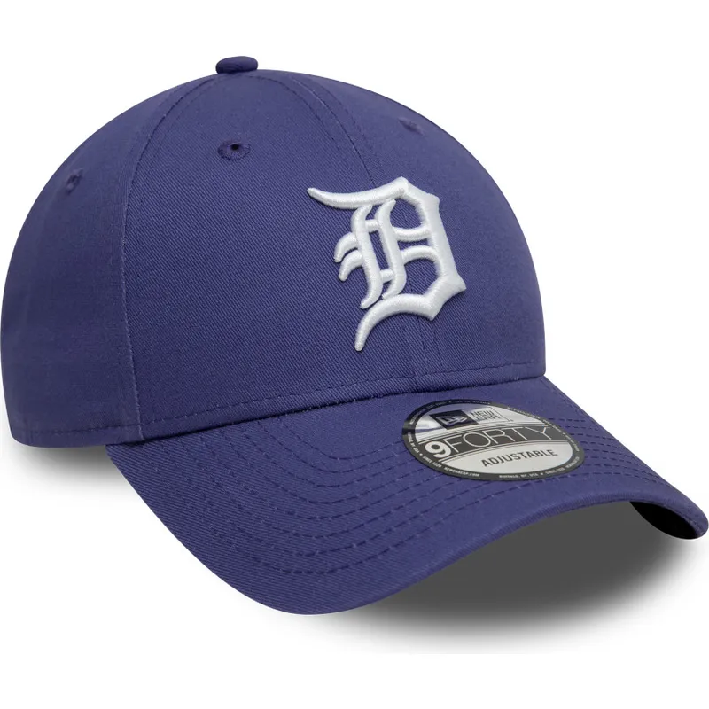 violet-justerbar-9forty-league-essential-buet-kasket-fra-detroit-tigers-mlb-fra-new-era