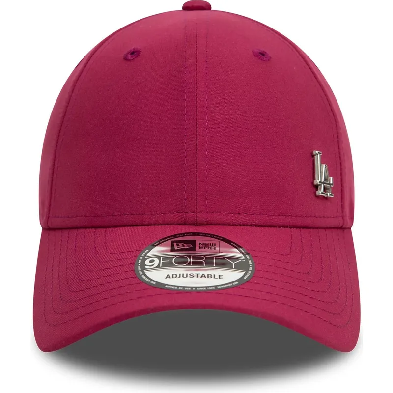 cappellino-visiera-curva-rosso-regolabile-9forty-flawless-dei-los-angeles-dodgers-mlb-di-new-era