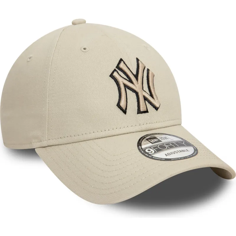 petten-gebogen-beige-verstelbaar-9forty-team-outline-van-new-york-yankees-mlb-van-new-era petten-gebogen-beige-verstelbaar-9forty-team-outline-van-new-york-yankees-mlb-van-new-era